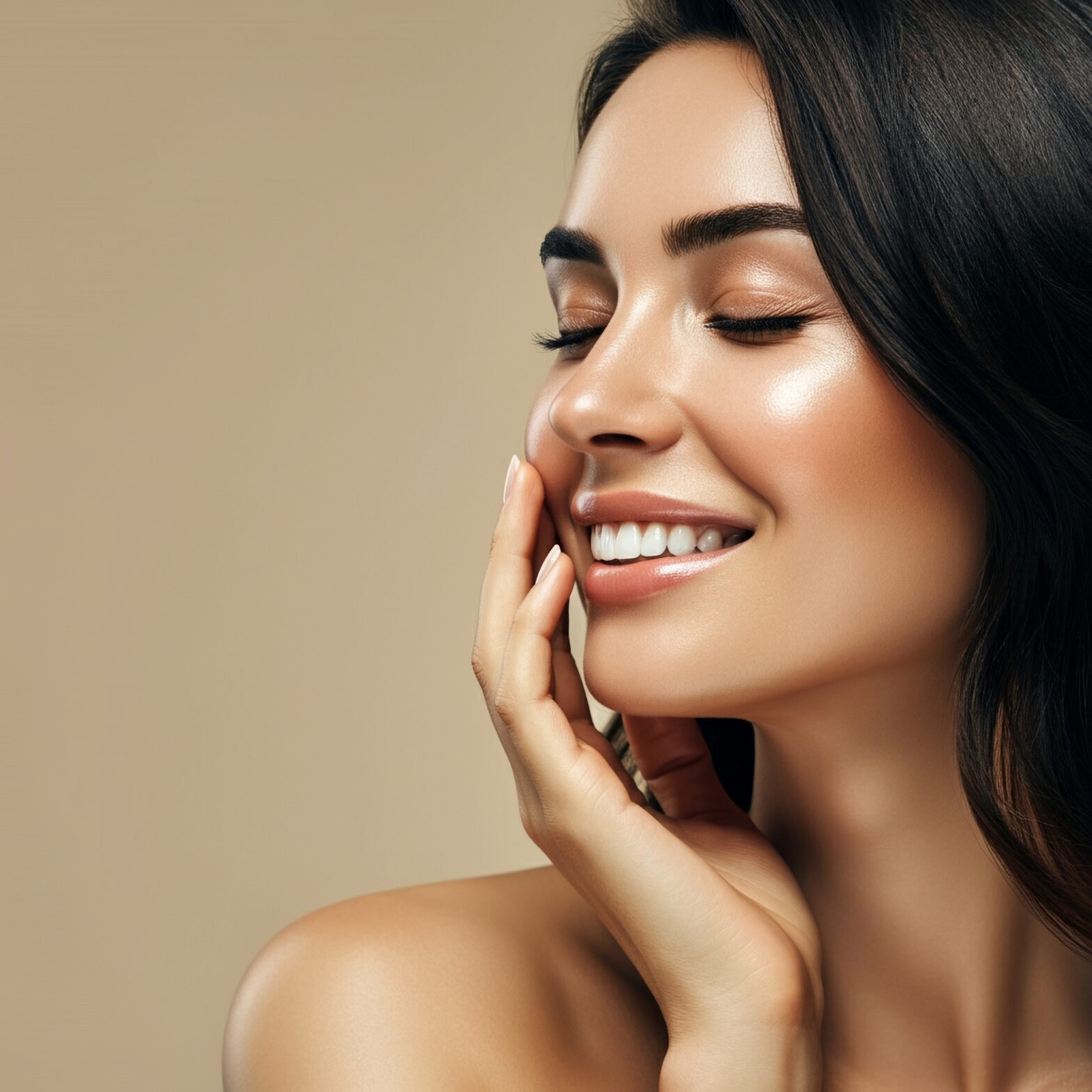 woman with radiant skin